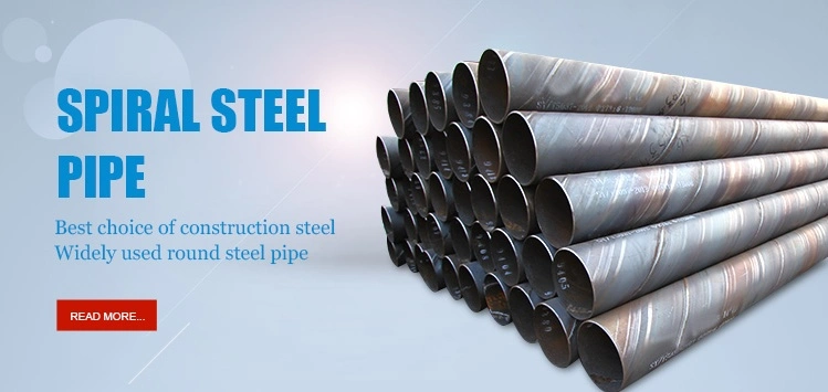 Big Diameter Carbon Welded Spiral Steel Pipe for Oil Pipeline Construction