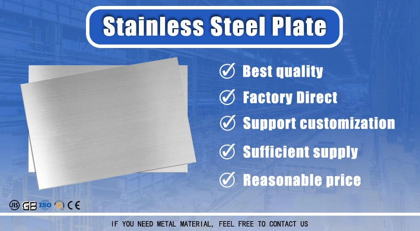 304/304L/316/316L/309/310/321/410/420/430/904L Stainless Steel Plate/Sheet Coil/Strip Bar/Rod Pipe/Tube