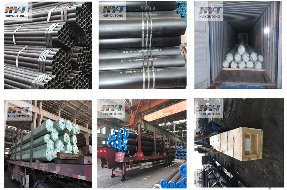 En 10297-1 E355 SAE1045 DIN2391 St52 Bk +S Size Tolerance H8, H9 ASTM 1020 42CrMo4 SAE4140 Seamless Steel Pipe Hydraulic Pipe Precision Cold Drawn Honed Tube