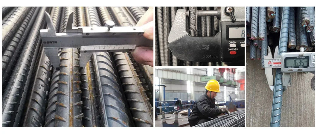 HRB400 HRB500 ASTM A615 Gr60 GB AISI JIS BS DIN Steel Bar/Rod Stainless Bar 8m 10m 12m 16m Deformed Steel Bar Reinforcing Steel Rebar for Construction in Stock